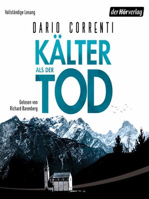 cover image of Kälter als der Tod